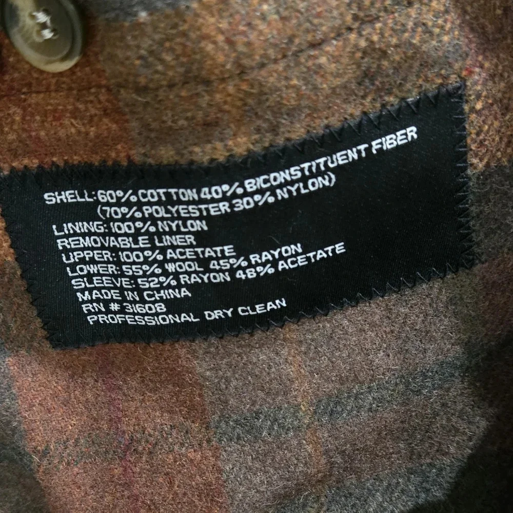Jos A Bank mens trench coat